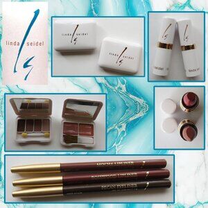 LOT 7 PCS Linda Seidel Natural Cover MAKEUP Fair LIGHT Beige Skin Tone Lip Cheek